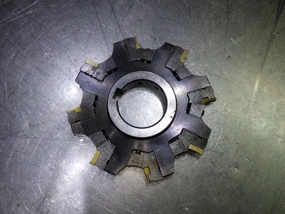 Sandvik 4" (.2362-.315") Indexable Slot Mill 1.25" Arbor N331.32-101T32CM (LOC637)