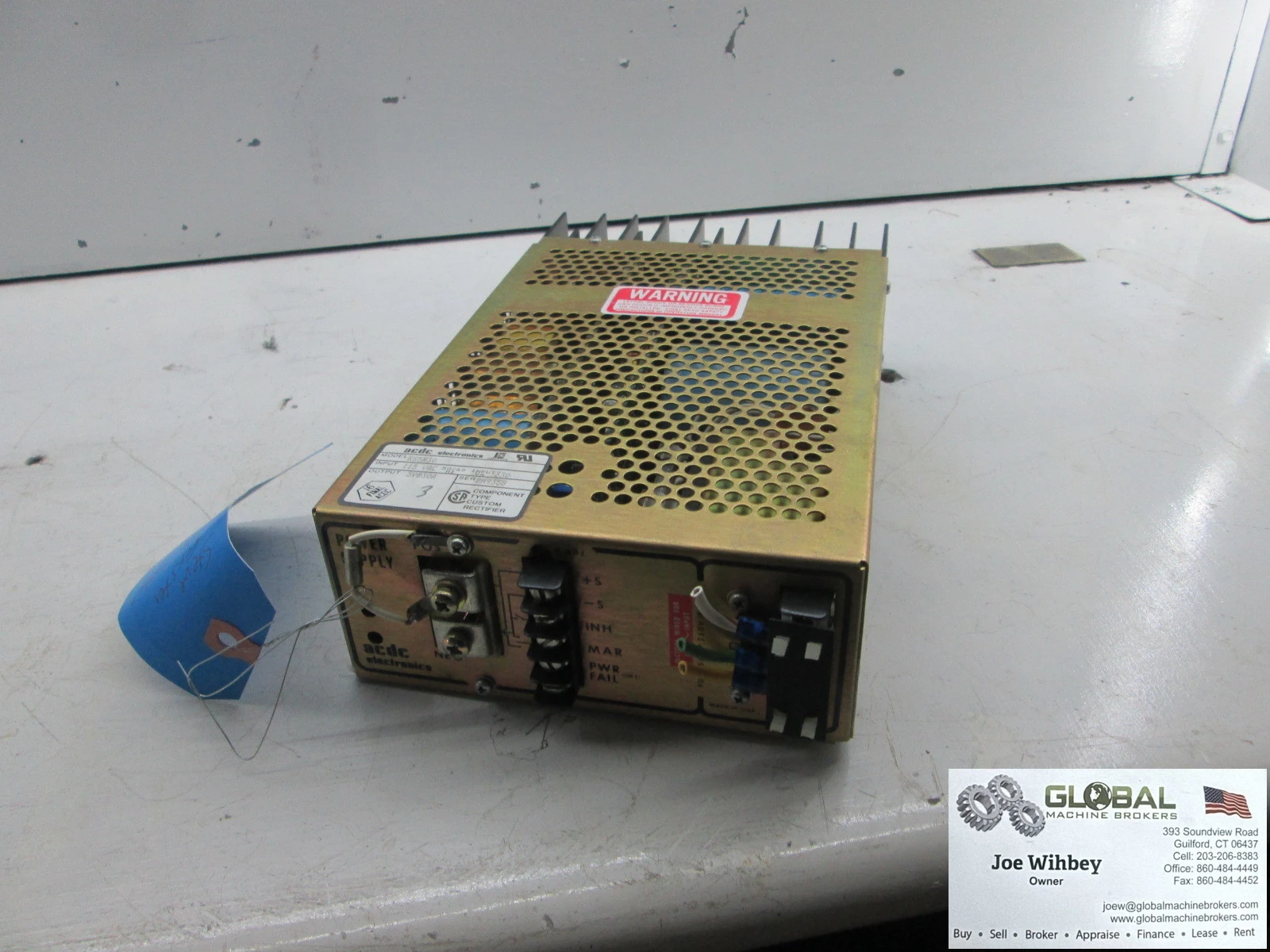 ACDC Electronics Model RS5N30 Power Supply, 115VAC, 50/60Hz