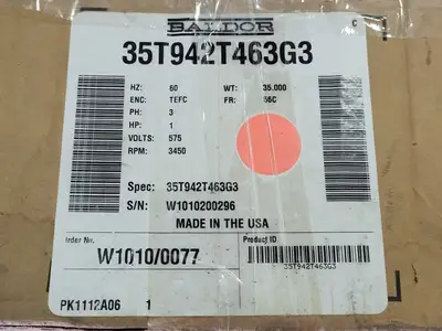 NEW BALDOR 35T942T463G3