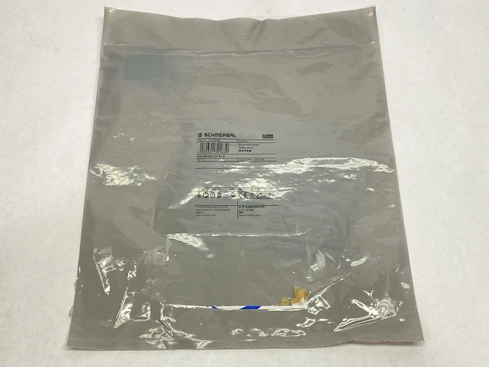 NEW SCHMERSAL NON-CONTACT SAFETY SENSOR SWITCH 101184366
