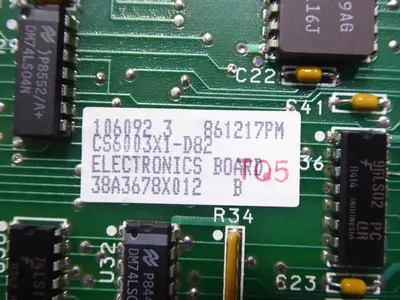 Fisher 38A3678X012 Provox Calibrator Electronics Board CS6003 Rev. B Used