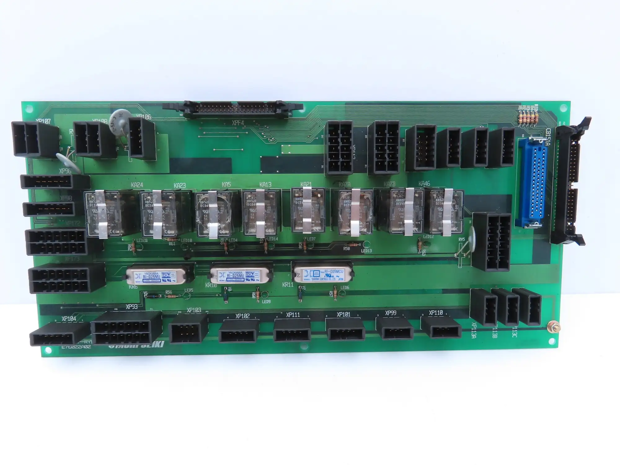 Mori Seiki E76022A02 Printed Circuit Board PCB Relay Module AP-DTP-RYS