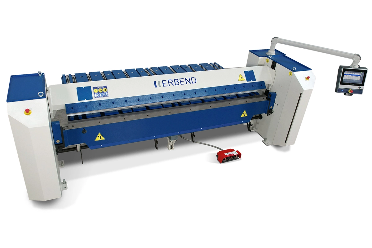 MFG CNC Motorized Sheet Metal Folding Machine (0,3 – 2,5 mm thickness / 2050-3200 mm length)