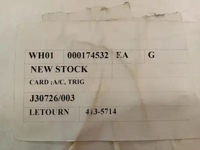 NEW LETOURNEAU 4135714
