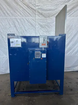 35" X 33" X 60" ELECTRIC FIRED PASS THROUGH DRYING OVEN. STOCK # 0310523.