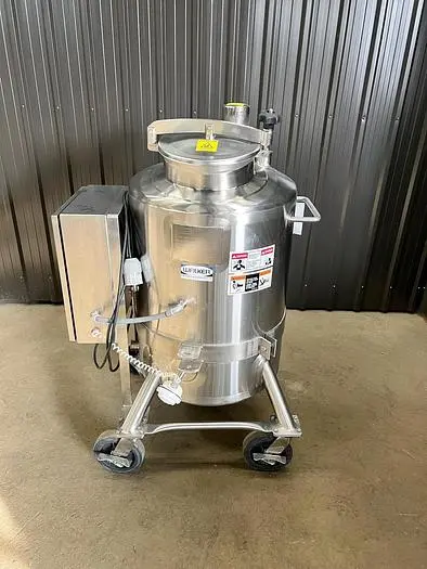 Used 27 Gallon Jacketed Tank, 316L Stainless Steel, Electrically Heated Multi-Zone Jacket