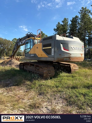 Used 2021 VOLVO EC350EL Crawler Excavators Texas US | Proxy Equipment #1663654