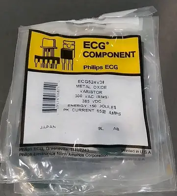 Phillips ECG 524V30 Metal Oxide Varistor 300/385V (PK W/7) Loc4C34