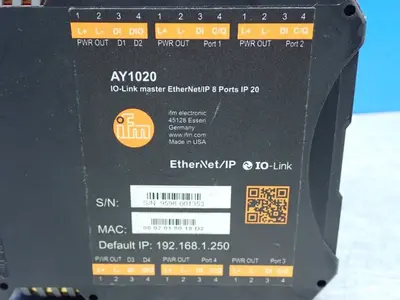 New | in-Stock IFM AY1020 Input / Output Modules | HGR 24 #748489