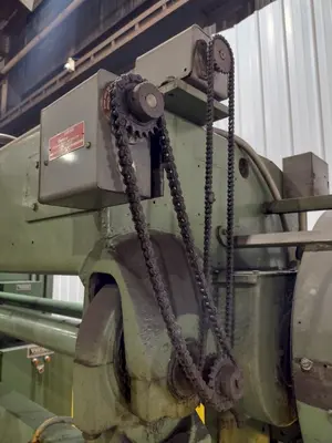 35 TON VERSON 24" X 96" FLANGE BED MECHANICAL PRESS BRAKE: STOCK #20241