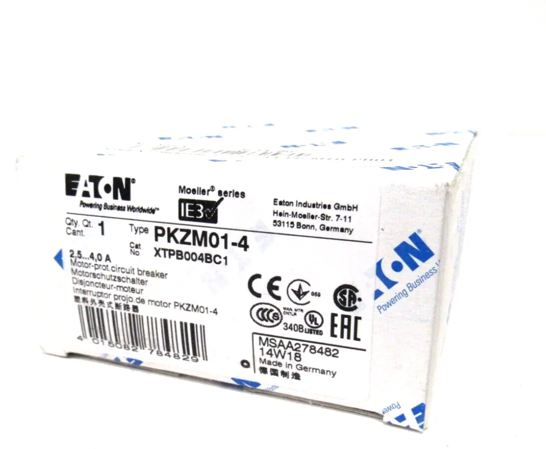 NEW EATON PKZM01-4 CIRCUIT BREAKER PKZM014