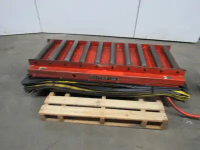 Globe 1000LB Hydraulic Scissor Lift Table 24"x60"Top  64"Max 12"Min 3PH Electric