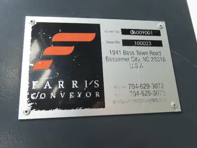 Used FARRIS _UNKNOWN_ Conveyor Parts Indiana US | Arrow Industrial #1366802