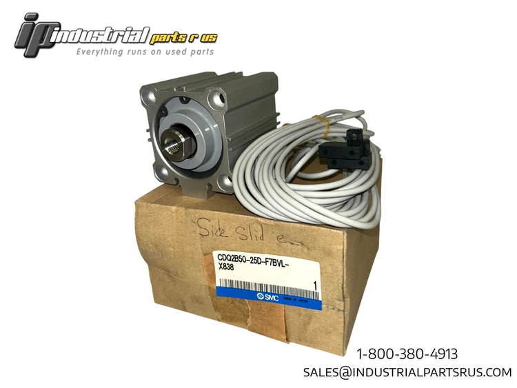 Used SMC CDQ2B50-25D-F7BVL-X838 Pneumatic Cylinders Kentucky US | Industrial Parts R Us Inc. #759327