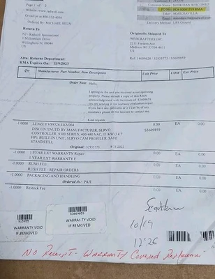 USED Lenze EVS9326-EKV004