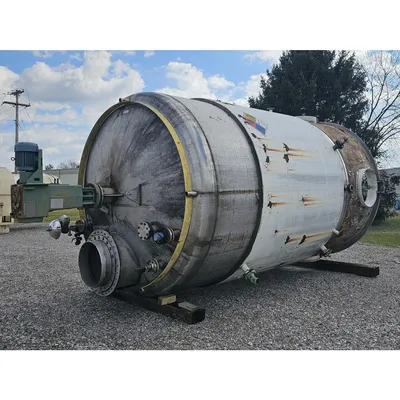 Used 6,850 Gal. Stainless Steel Liquid Mix Tank Jacketed