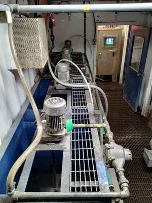 Elgin ClearWave 40 containerized dewatering system.
