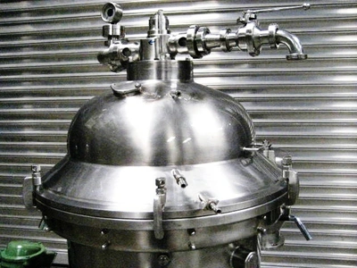 Westfalia SA 45-36-076 self-thinking clarifier centrifuge, 316SS.