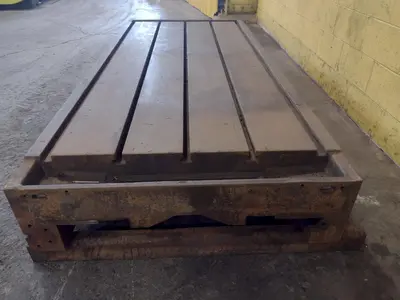 96" X 42" T-SLOTTED PLATE / LAYOUT TABLE : STOCK 17378