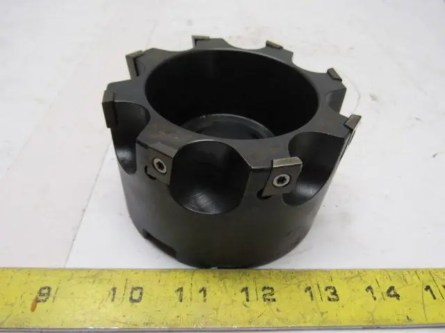 Ingersoll 6X2A04R01 Max-I-Pex 4" Indexing 8 Flute Shell Face Mill 1-1/2" Bore