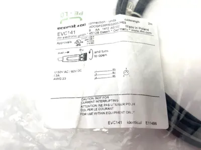 New | in-Stock ifm ecomat400 Single Ended Female Cordset M8 3-Pin 2m PUR Cable Cable & Wire Michigan US | Maverick Industrial Sales #1392933