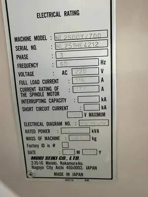 Used 2008 MORI SEIKI NL2500Y/700 CNC Lathes Illinois US | Aucto #1306893