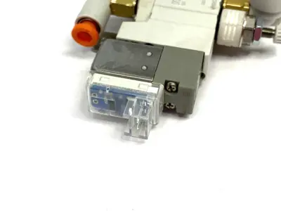 USED SMC SINGLE SOLENOID VALVE, BODY PORTED