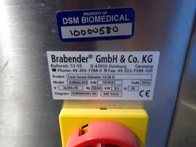 Used 2010 BRABENDER GMBH CO. 838660.001 Extruders Ohio US | HGR 24 #733708