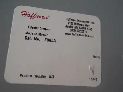 USED HOFFMAN ENCLOSURE FITTING