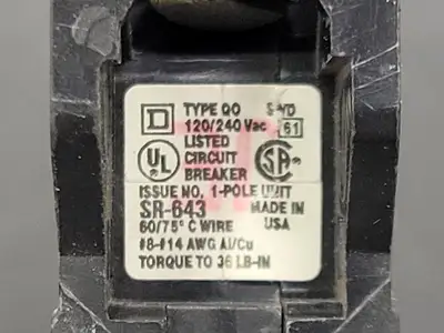 USED SQUARE D QO120