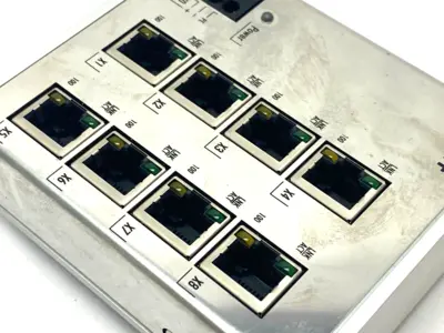 Used Beckhoff Ethernet Switch 8-Port PLC Ethernet Equipment Michigan US | Maverick Industrial Sales #1391423