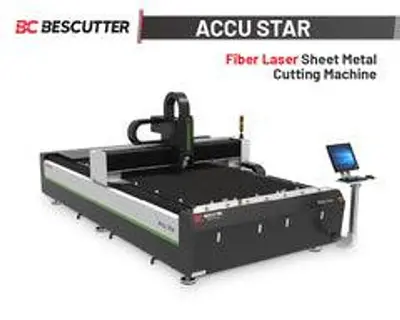 2026 Bescutter FLY PRO 5'X10' | 1500W - 6000W IPG | Fiber Laser Metal Sheet and Pipe Cutter Full Enclosure with Parallel Shuttle Table