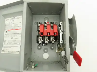Siemens GNF322 Safety Switch Disconnect Non Fusible 60A 240VAC 250VDC HP Rated
