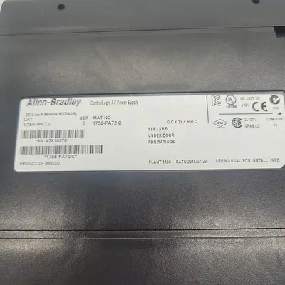Used ALLEN-BRADLEY 1756-PA72 SER.C Power Supplies | ND Industrial Surplus #1212185