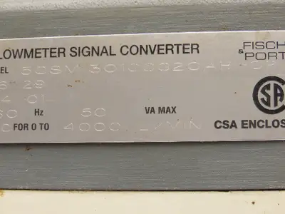 ABB Fischer Porter 50SM1301CCG20ABHC2 Magnetic Flowmeter Signal Converter