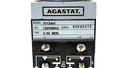 USED AGASTAT 7012AH TIMING RELAY 3-30 MIN.