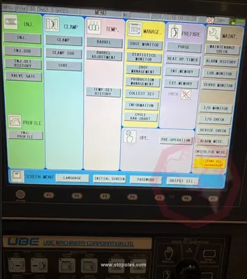 Used 2016 UBE UUII 3300 UST-660 Injection Molding Machines Ohio US | Stopol Equipment Sales LLC #1556251
