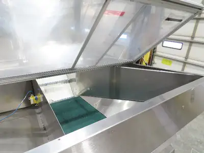 Shibuya Hoppmann Stainless Bottle Valve Feed Hopper Elevator Conveyor .5Hp 460V