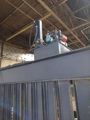 72" X 30" JV MFG CRAM A LOT MODEL #DBR-72-H VERTICAL HYDRAULIC CARDBOARD BALER: STOCK #18053