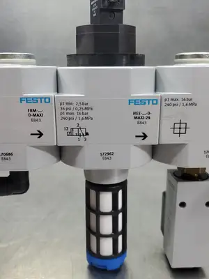 Festo FRM-...-D-MAXI; HEE-...D-MAXI-24; LR-D-7-MAXI Valve/Filter Manifold 6E-13