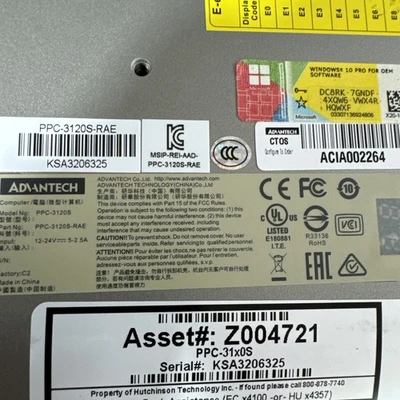 USED Advantech PPC-3120S-RAE