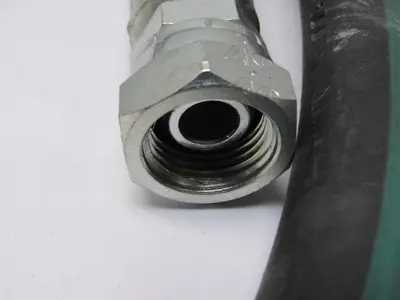 Kuri Tec A4143S Medium Pressure 1/2" ID Paint Fluid Transfer Hose 6' W/Fittings