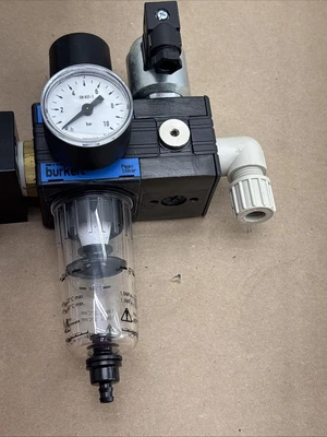 New Festo/burkert  Pneumatic Air Filter Assembly More Info In Description.