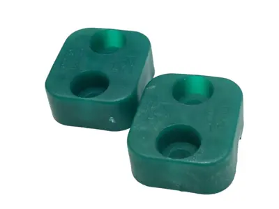 Stauff Gr.1A Clamp Body Tube Mount, Green DIN 3015 LOT OF 4 PAIRS