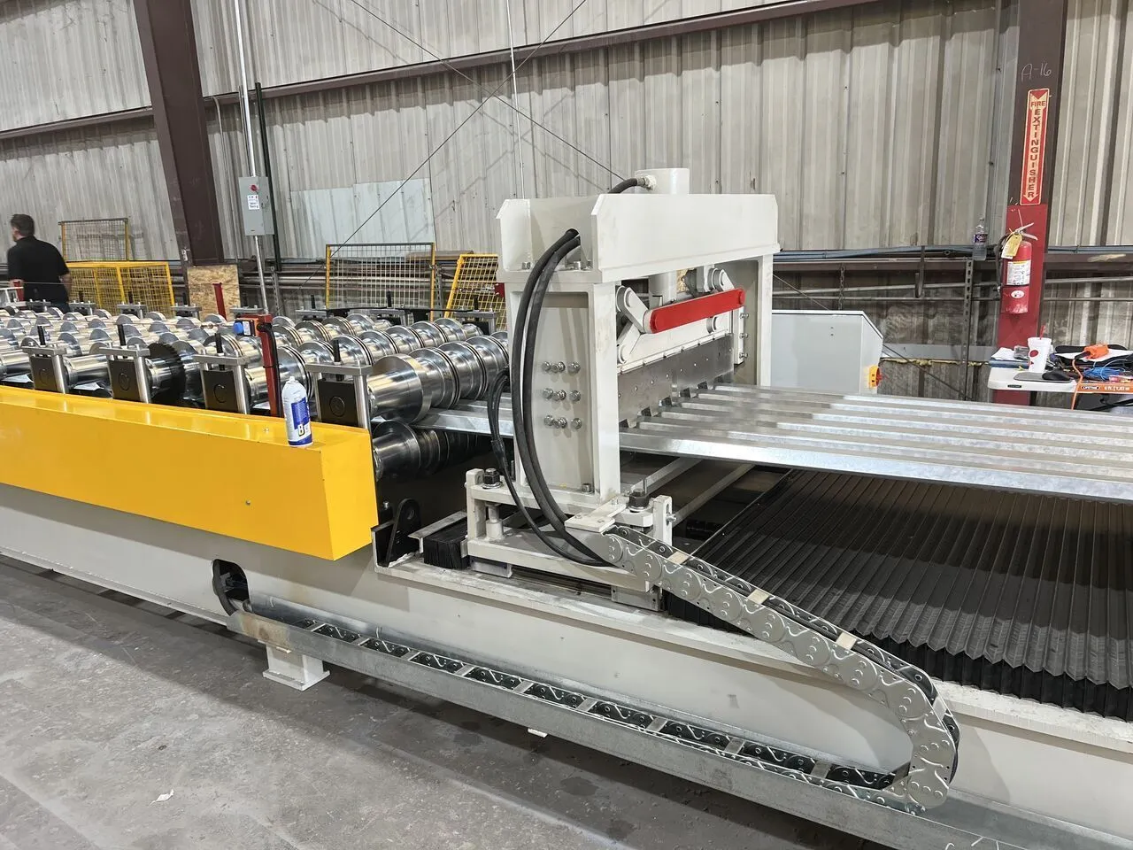 Galvanized B-Deck Sheet Roll Forming Machine in USA