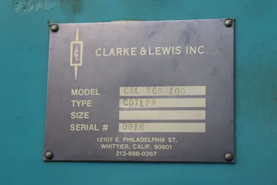 USED CLARKE C&L TCB 100