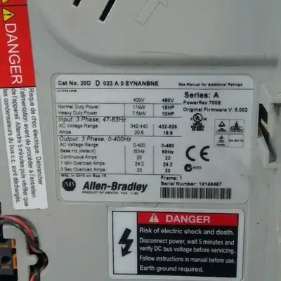 Allen-Bradley - 22 D D 022 A 0 EYNANBNE Series A - Drive 1E