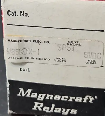 Magnecraft Electric W88KDX-1 6VDC Coil Relay loc4B9