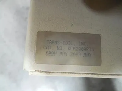 USED 600 Volt 200 Amp Enclosed Line Reactor by Trans Coil Inc KLR200APT5 KLR200ACB