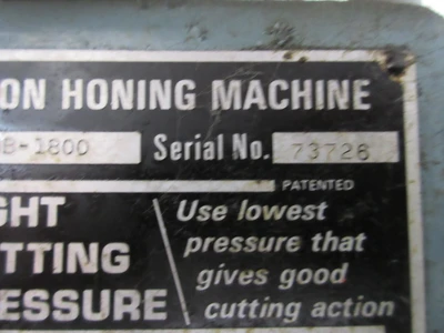 USED SUNNEN MBB-1800